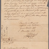 Letter from John S. Copley