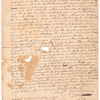 Letter from James Warren
