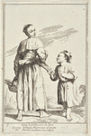 Menghina Leaving the Garden with a Basket Filled with Herbs and Encountering Cacasenno