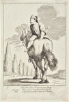 Cacasenno Riding a Horse Backwards