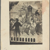 Ballet rehearsal onstage