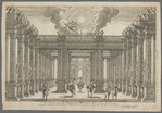 La décoration du palais de Mercure du 2e acte de l'opera de Venus jalouse