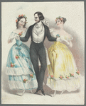 Man with two women