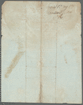 Nantes, ce premier, Mai 1791. M [blank] J'ai l'honneur de vous faire part que je viens de prendre pour Associé dans me affaires M. Nidelet, que depuis plusieurs années travaille avec moi comme intéressé
