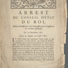 Arrest du Conseil D'État Du roi: portant établissement d'une comission pour la législation des Colonies françoises