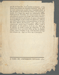 Arrest du Conseil D'État Du roi: portant établissement d'une comission pour la législation des Colonies françoises