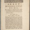 Arrêt du Conseil d'état du roi, qui, à compter du 10 novembre prochain, convertit en gratifications et primes l'exemption du demi-droit accordée aux denrées coloniales provenant de la traite des noirs