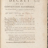 Décret de la Convention nationale, du 16.e jour de pluviôse: an second de la Republique française, une et indivisible, qui abolit l'esclavage des Nègres dans les Colonies