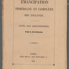 Emancipation immédiate et complète des esclaves: appel aux abolitionistes