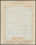 Autographed letter from Thomas Clarkson to James Phillips 