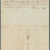 Letter  from Abram Van Buren as testimonial on the indenture of the boy, Nat