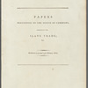 Papers presented to the House of Commons, respecting the slave trade