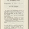 Treaty between Her Majesty and the republick of Texas, for the suppression of the African slave trade