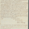 Two autographed letters from James Ramsay to Catherine Macaulay