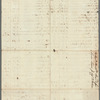 Ship's cargo invoices (two copies) of merchandise on the voyage of the Brig Dauphin