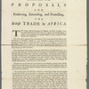 Reasons in support of the proposals for preserving, extending, and protecting, the British trade in Africa