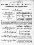 Allgemeine Musikalische Zeitung 