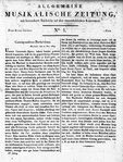 Allgemeine Musikalische Zeitung 