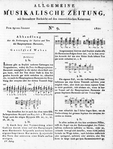 Allgemeine Musikalische Zeitung 
