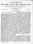 Allgemeine Musikalische Zeitung 