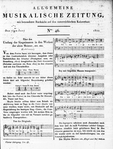 Allgemeine Musikalische Zeitung 