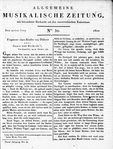 Allgemeine Musikalische Zeitung 