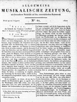 Allgemeine Musikalische Zeitung 