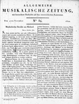 Allgemeine Musikalische Zeitung 