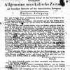 Allgemeine Musikalische Zeitung 