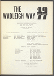 The Wadleigh Way