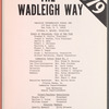 The Wadleigh Way