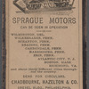 Sprague Motors advertisement