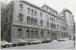 Exterior of Joseph Papp's Public Theater looking east