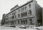 Exterior of Joseph Papp's Public Theater looking west