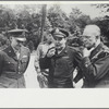 Photograph of Drew Middleton with General Dwight D. Eisenhower