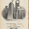 Astronomical clock & spring governor - Bond & Sons, Boston, Mass, opp. p. 23