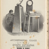 Astronomical clock & spring governor - Bond & Sons, Boston, Mass