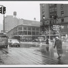 Bond Street and Fulton, in Brooklyn, while it was snow-drizzling