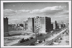 View from the Sumner Avenue station of the Myrtle Avenue El in Brooklyn, NY