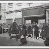 Closing-out sale at the Loeser department store on Livingston Street in Brooklyn, N.Y.