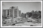 View taken from a temporary dirt hill at the foot of Atlantic Avenue, Brooklyn, NY