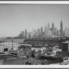 View from a dirt hill at the foot of Atlantic Avenue, Brooklyn, NY