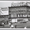 View from the front of the Flatbush station of the LIRR in Brooklyn, NY
