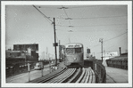 One of the last streetcars coming over Brooklyn Bridge from Manhattan