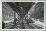 The Lexington Avenue El structure in Brooklyn, N.Y. (near DeKalb Avenue)