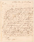 Unidentified correspondent to Major [Horatio] Gates