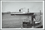The Saxonia of the Cunard Line leaving New York