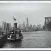 View from Fulton Street near East River, Brooklyn towards Manhattan
