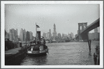 View from Fulton Street near East River, Brooklyn towards Manhattan