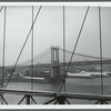 View from the Brooklyn Bridge towards the Manhattan Bridge